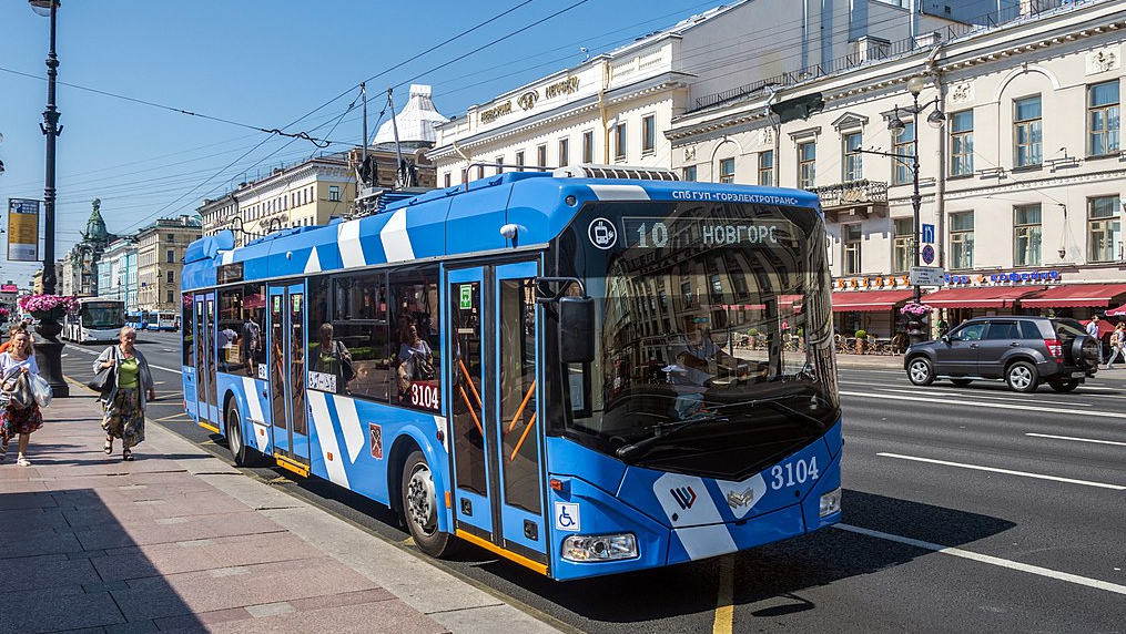 Троллейбус. Санкт-Петербург