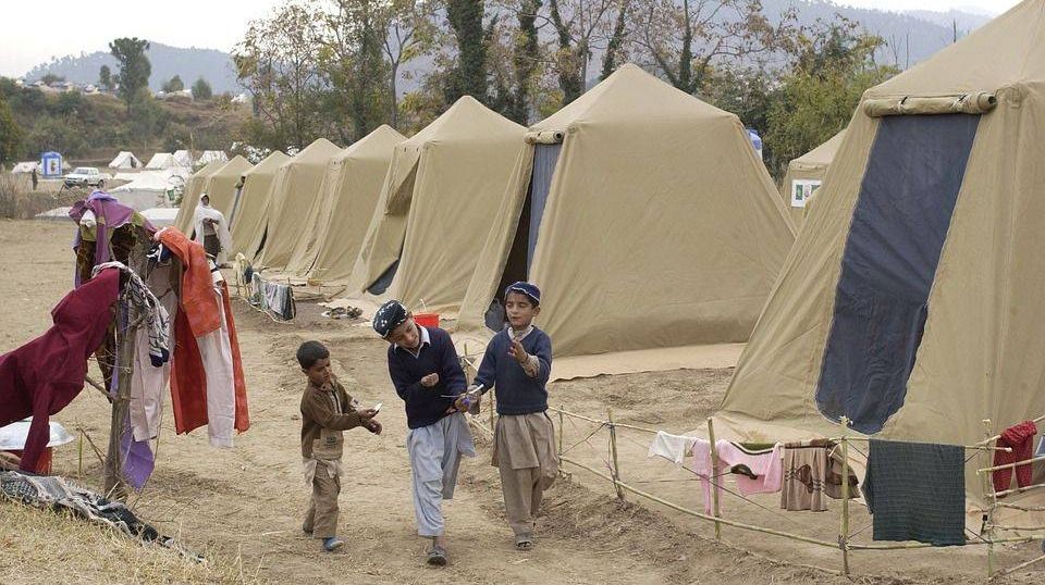 Лагерь мирных жителей. Пакистан