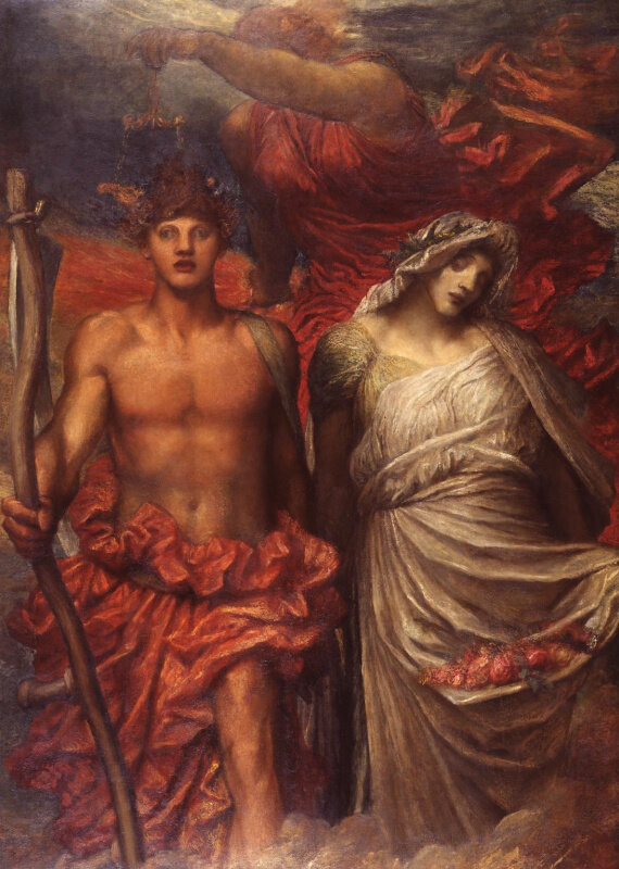Джордж Фредерик Уоттс. Время, Смерть и Правосудие. 1900