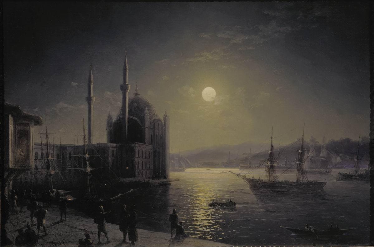 ИВан Айвазовский. Лунная ночь на Босфоре. 1894