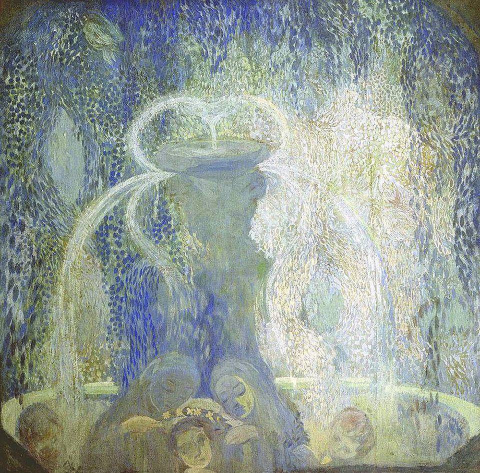 Павел Кузнецов. Голубой фонтан. 1905