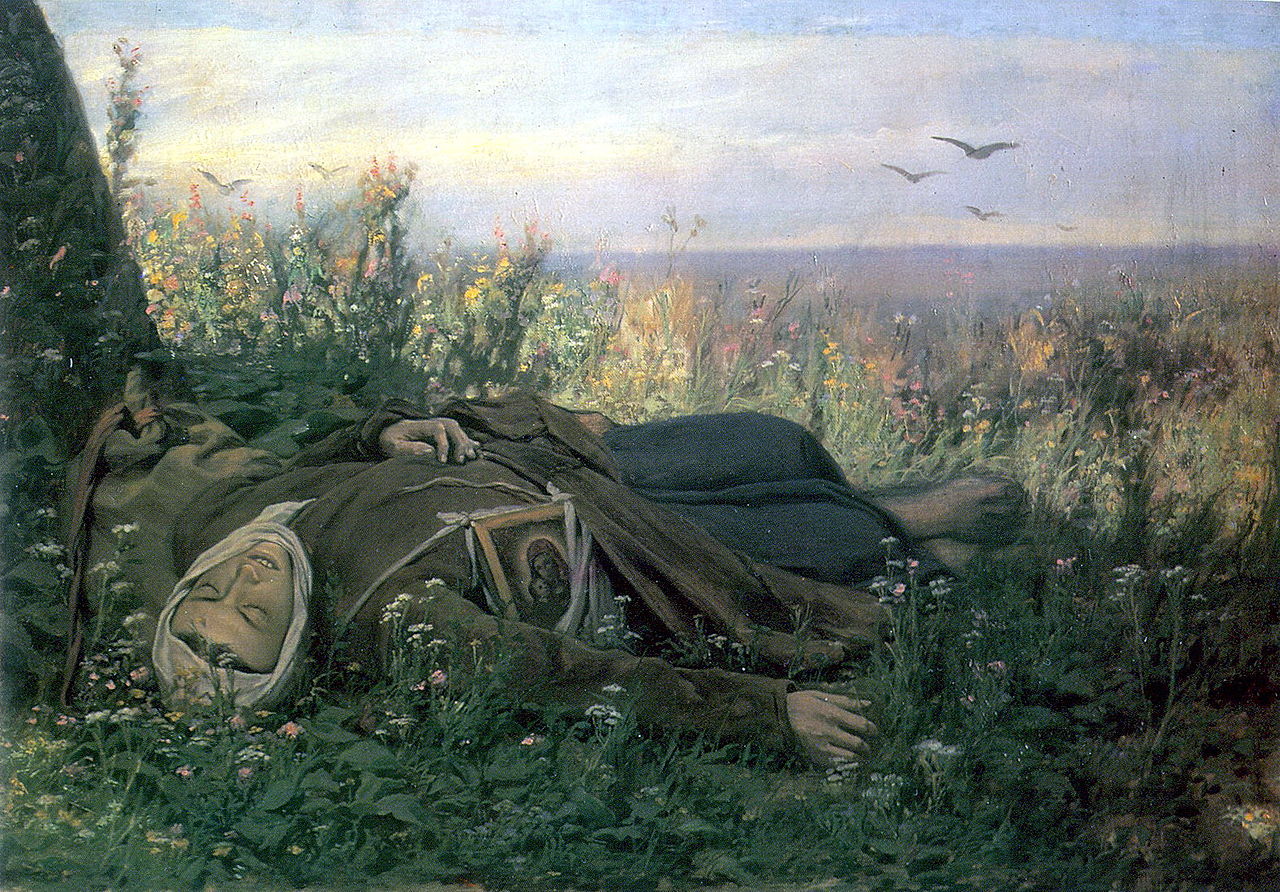 Василий Перов. Странница в поле (На пути к вечному блаженству). 1879