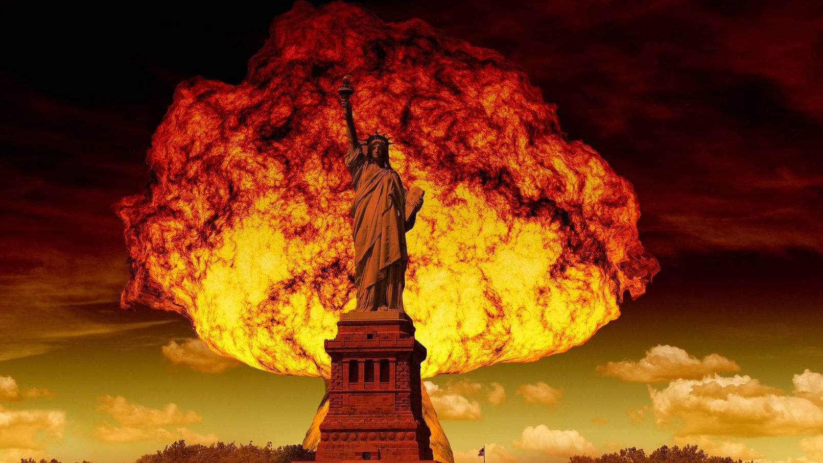 Статуя Свободы. Ядерный взрыв