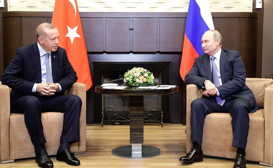 Владимир Путин и Раджеп Эрдоган