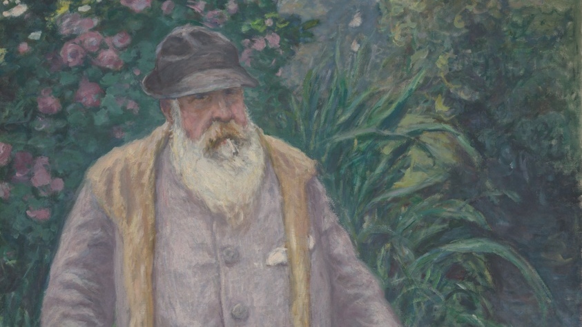 Альбер Андре. Портрет Клода Моне. (фрагмент) 1922 год