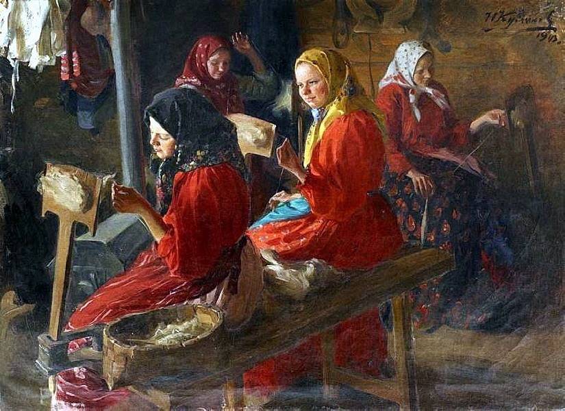 И. С. Куликов. Пряхи.1903