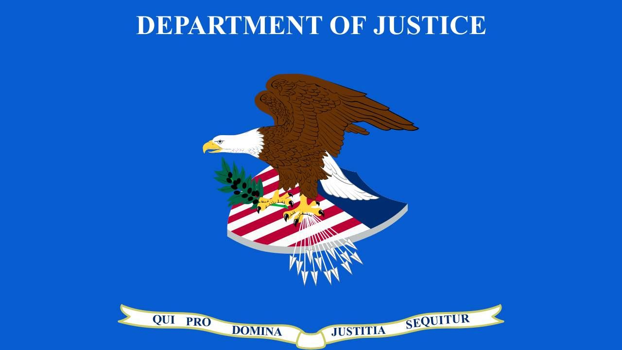 Флаг Министерства юстиции США