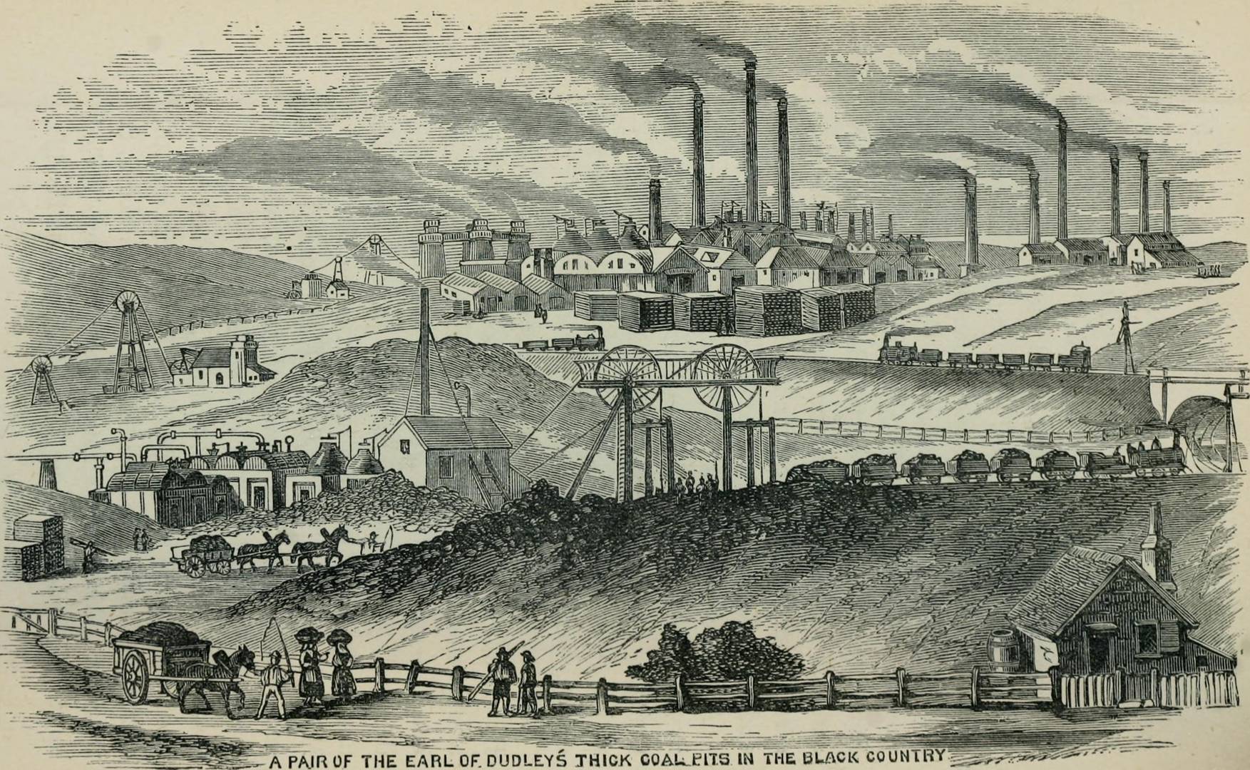 Самуэль Гриффит.Черные деревни в Англии, запад Бирмингема. 1873