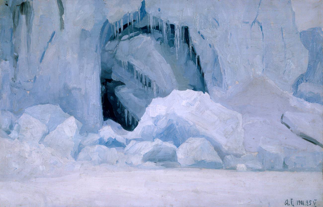 Александр Борисов. Ледяная мельница. Новая Земля. 1901