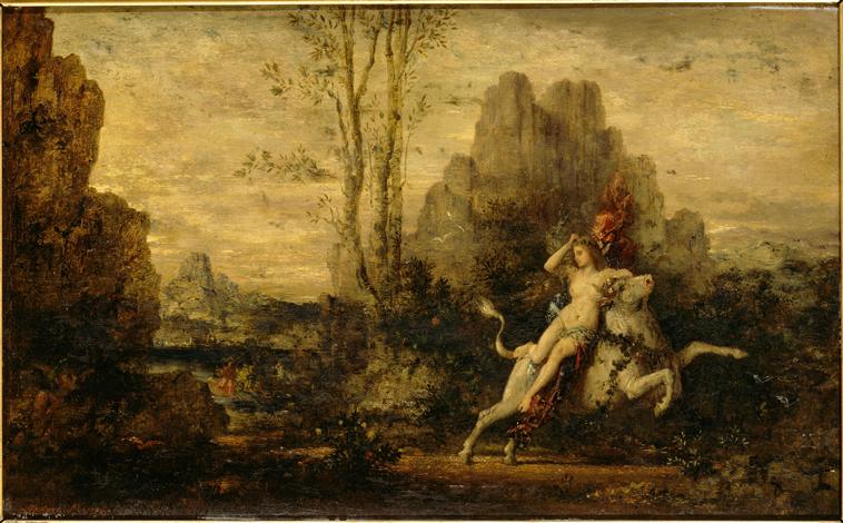 Густав Моро. Европа и бык. 1869