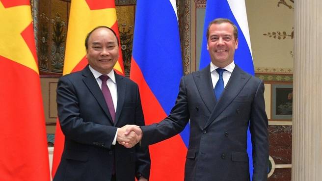 Встреча Дмитрия Медведева с Премьер-министром Вьетнама Нгуен Суан Фуком