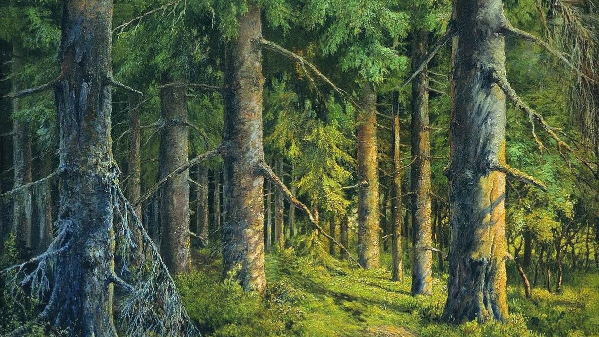 И.А. Вельц. Сосновый лес