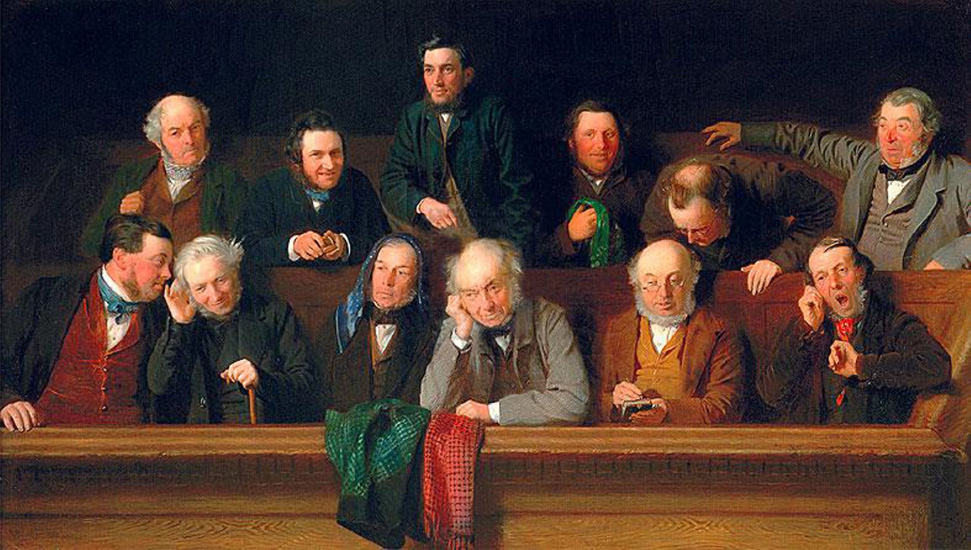 Джон Морган. Скамья присяжных заседателей. 1861