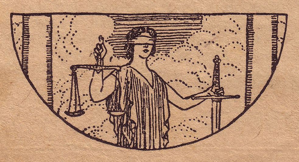 Богиня правосудия Фемида. Еженедельный журнал 