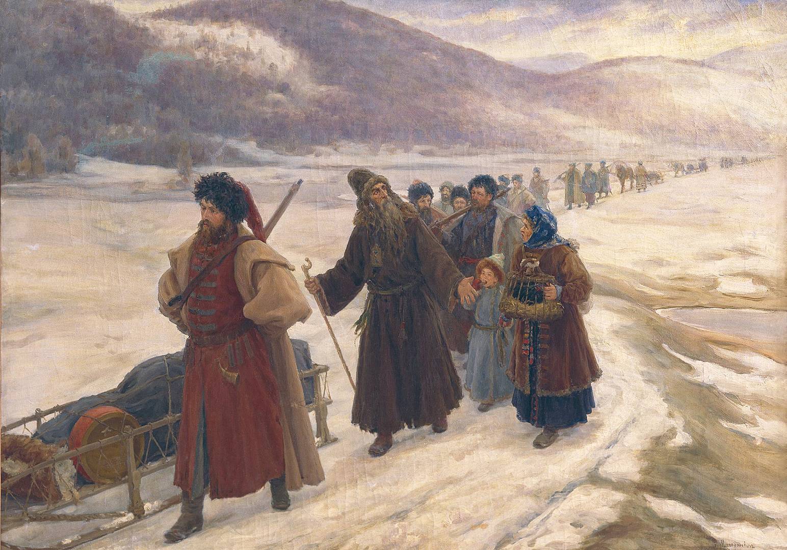Путешествие Аввакума по Сибири. С. Д. Милорадович, 1898