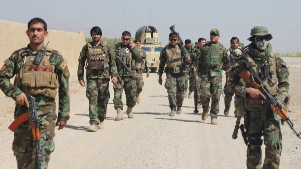 Бойцы Афганской национальной армии