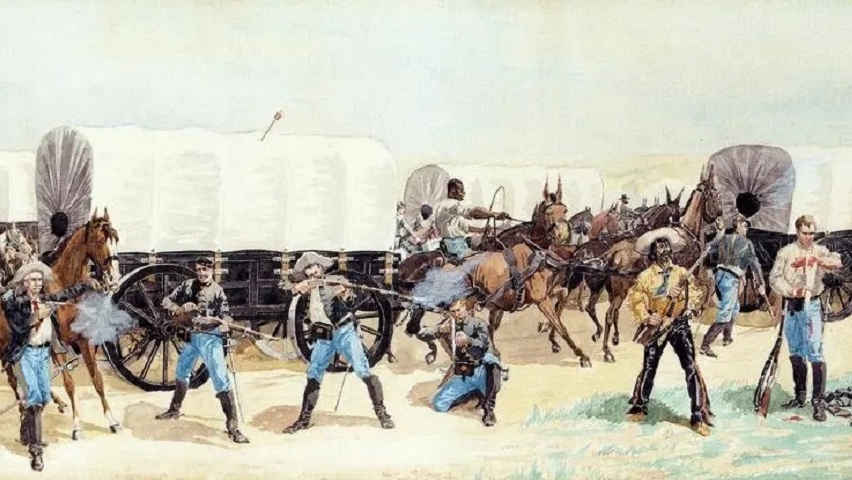 Фредерик Ремингтон. Мужчины (фрагмент)