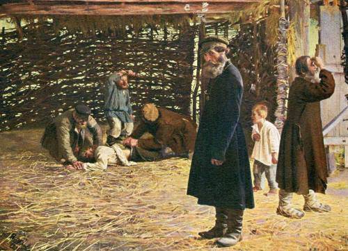 Николай Орлов. Недавнее прошлое (Перед поркой). 1904