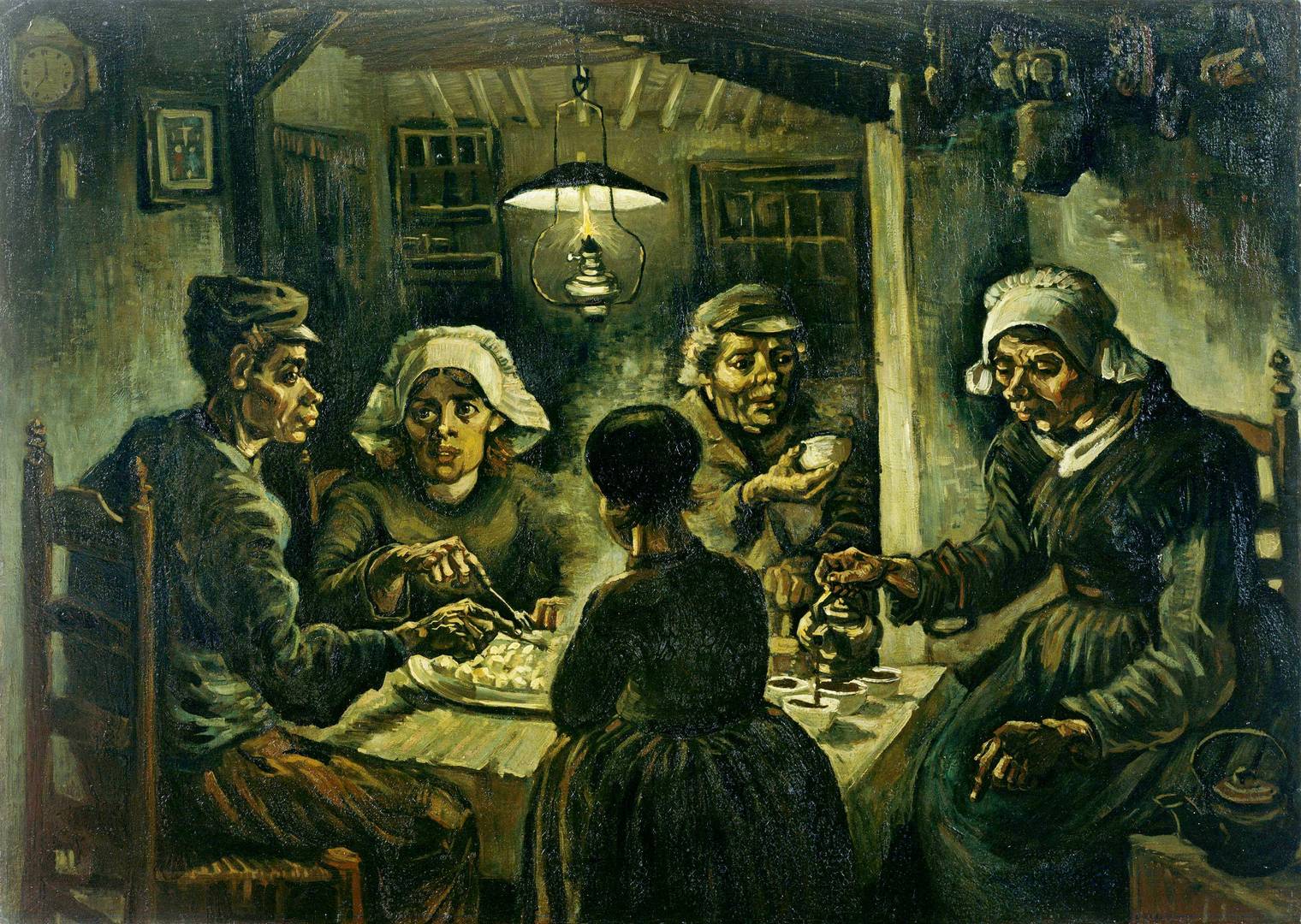 Винсент Ван Гог. Едоки картофеля. 1885 