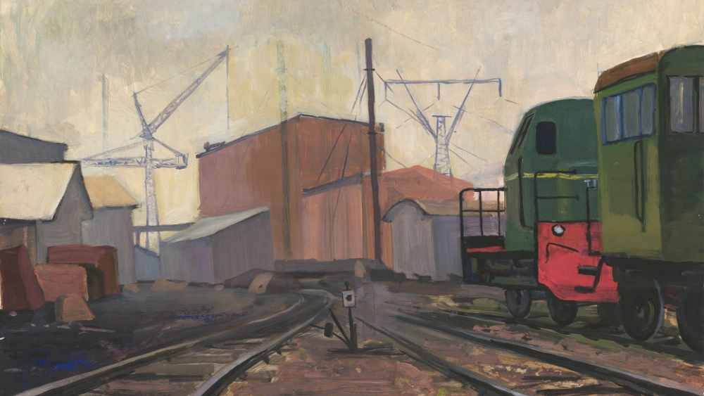 Эсмонт М.С. Железнодорожный тупик. 1963 год