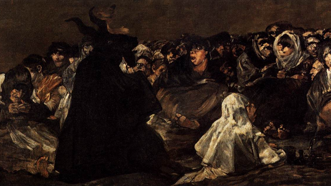 Франсиско де Гойя. Великий козел или Шабаш ведьм. 1823