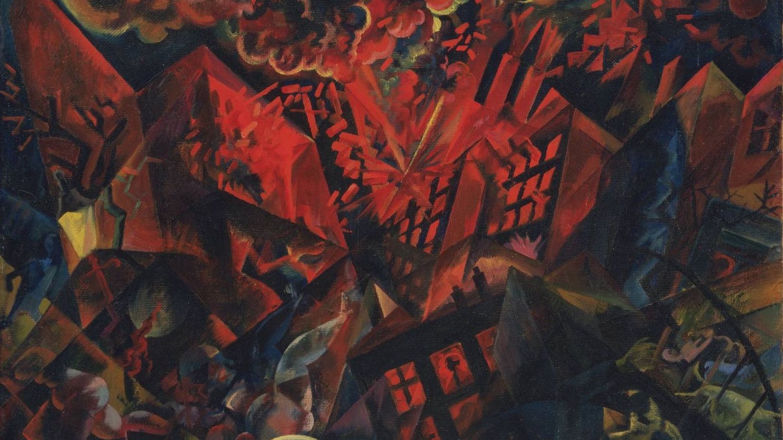 Георг Гросс. Взрыв. 1917