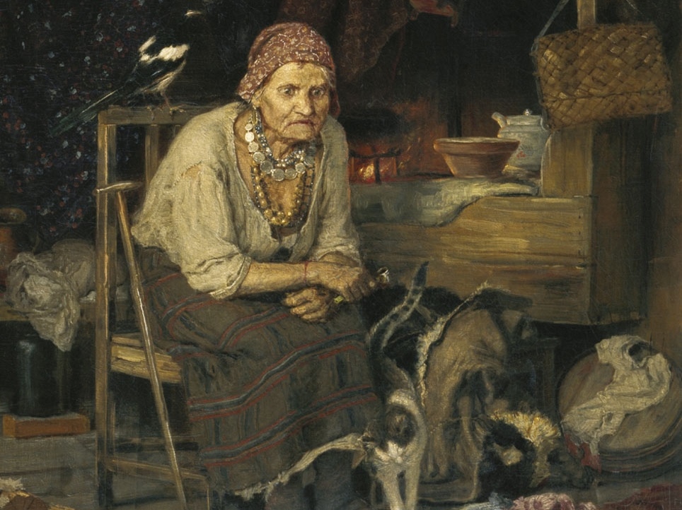 Константин Савицкий. С нечистым знается (фрагмент). 1879