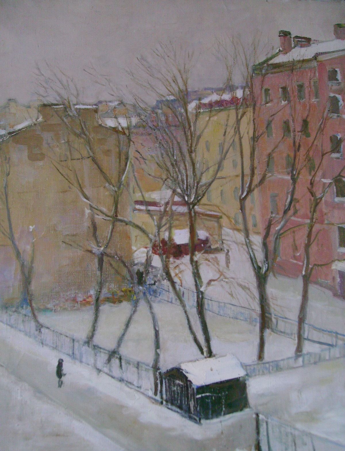 Зимний пейзаж. 1971