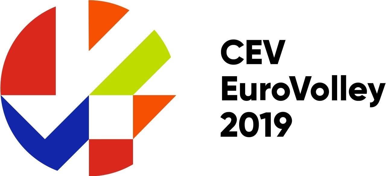 Логотип Чемпионата Европы по волейболу среди мужчин 2019 года