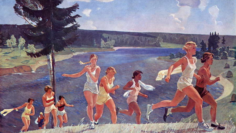 Александр Дейнека. «‌Раздолье» (фрагмент), 1944 г