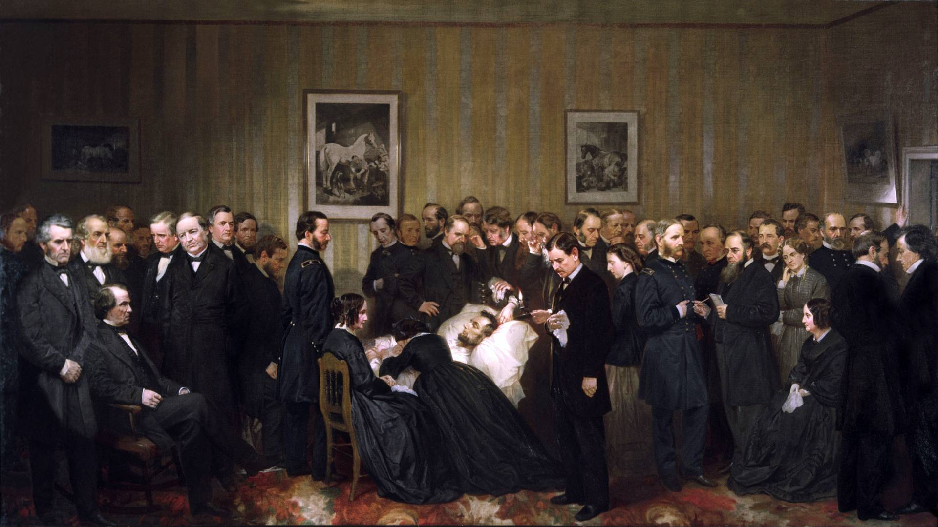 Алонзо Чаппел «Последние часы жизни Авраама Линкольна», 1868 г.