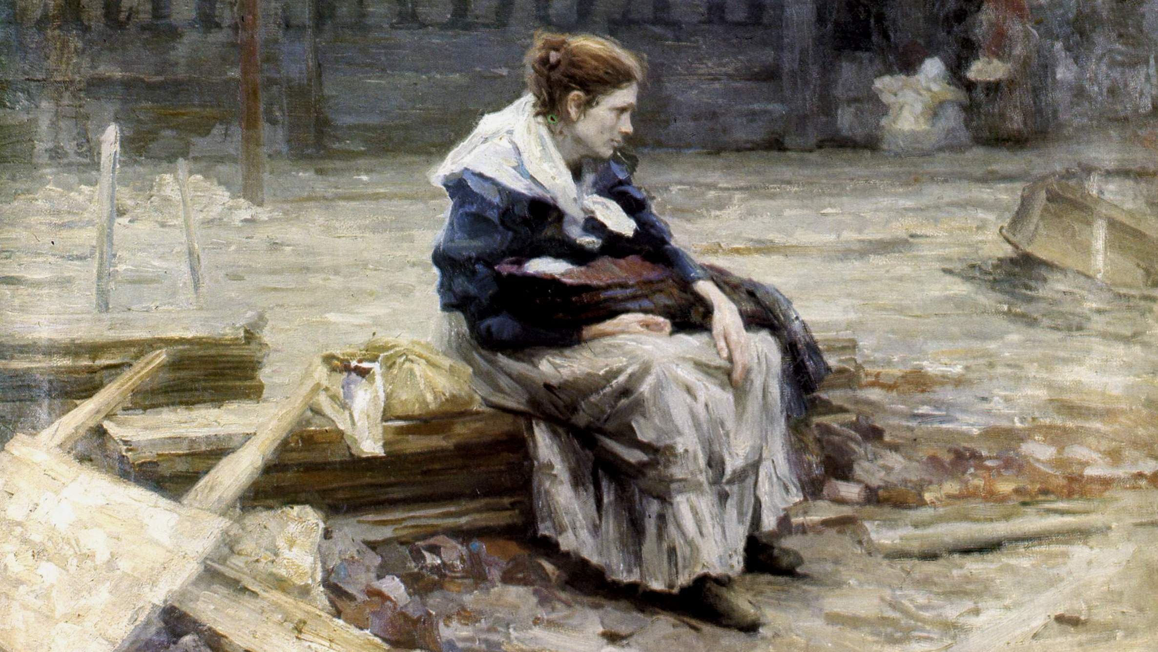 Николай Касаткин. Жена заводского рабочего. 1901