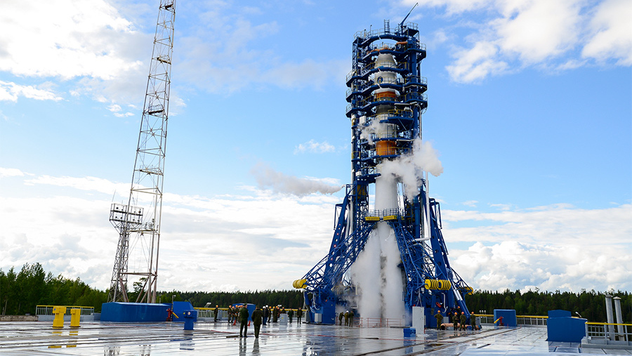 Ракета «Союз-2.1а» на старте