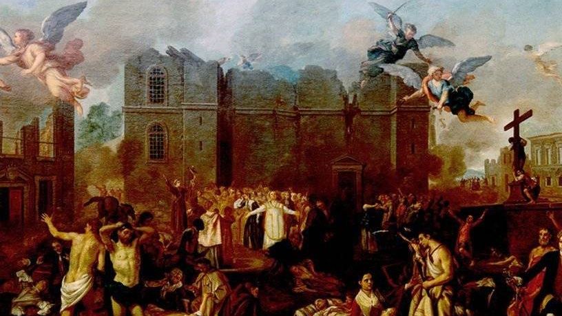 Жуа Глама. Аллегория землетрясения 1755 года. XVIII век