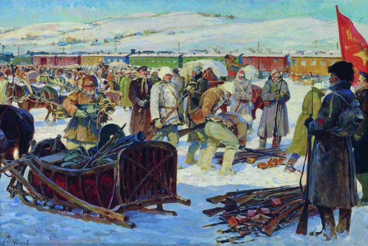 Разоружение частей Колчаковской армии. 1926