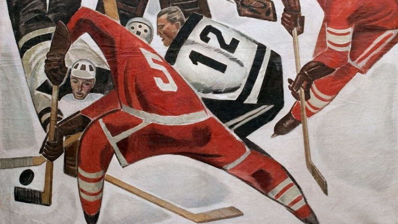 Виктор Рыжих. Хоккей. 1966