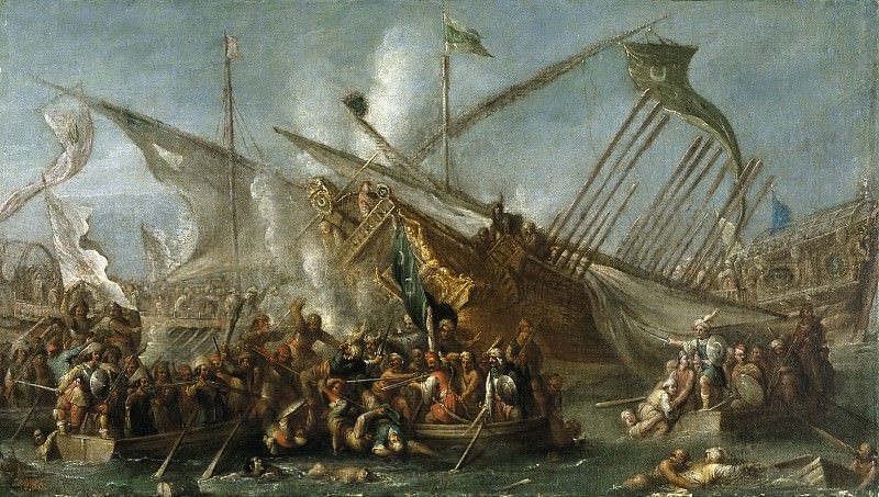 Корнелис де Валь. Абордаж. XVII в.