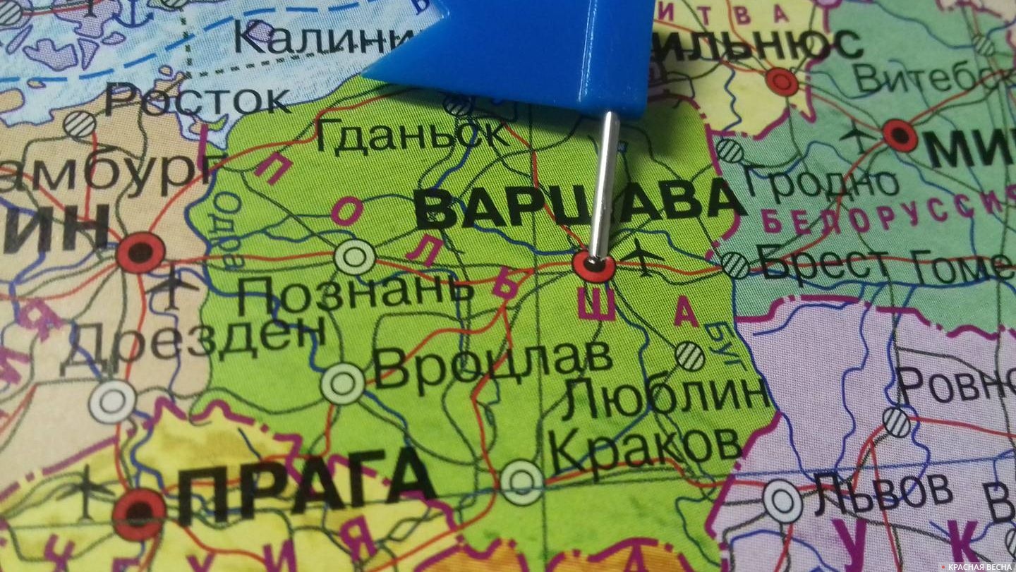 Польша на политической карте мира