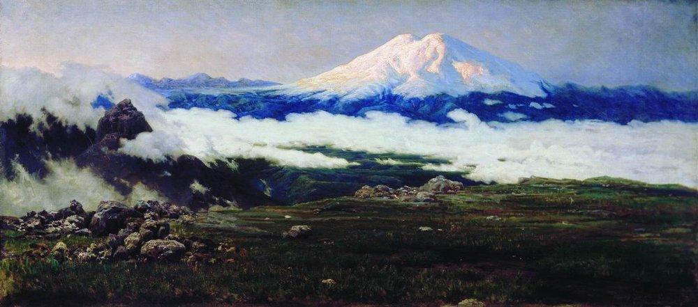 Николай Ярошенко. Шат-гора (Эльбрус). 1884