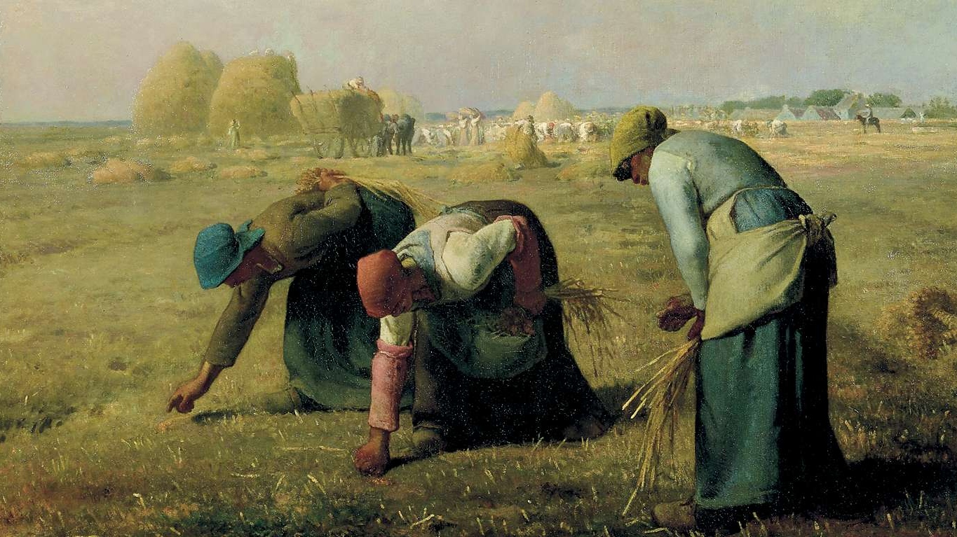 Жан-Франсуа Милле. Собирательницы колосьев. 1857