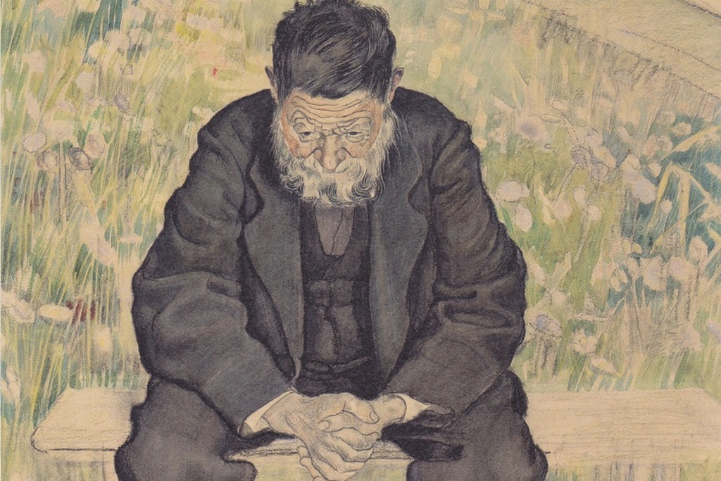 Ф. Ходлер. Безработный. 1891