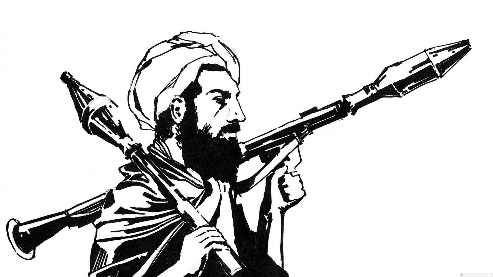 Рисунок террорист