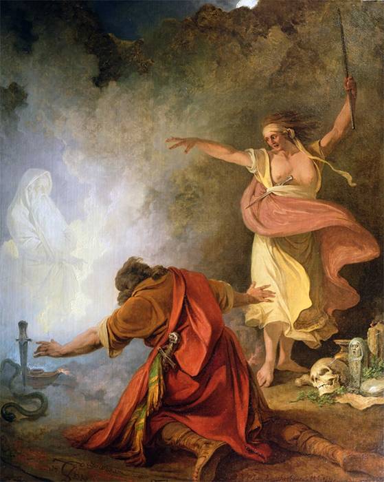 Филипп Якоб Лютербург. Саул и Аэндорская волшебница. 1791