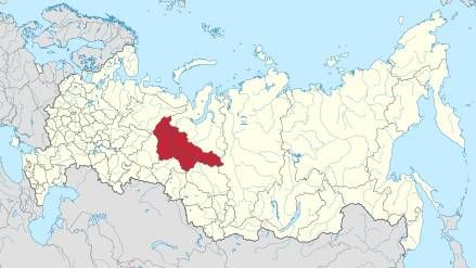 Ханты-Мансийскийавтономный округ — Югра на карте России