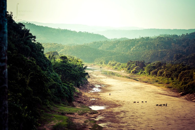 Русло высокогорной реки Шари, Бангладеш 