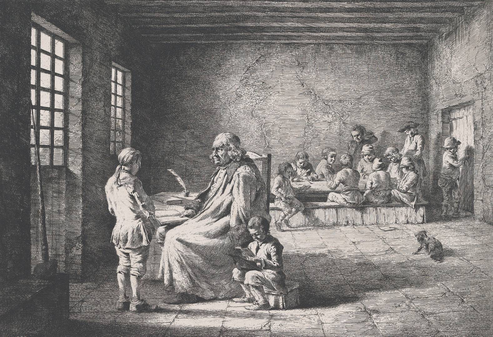 Жан-Жак де Буассьё. Школьный учитель. 1780
