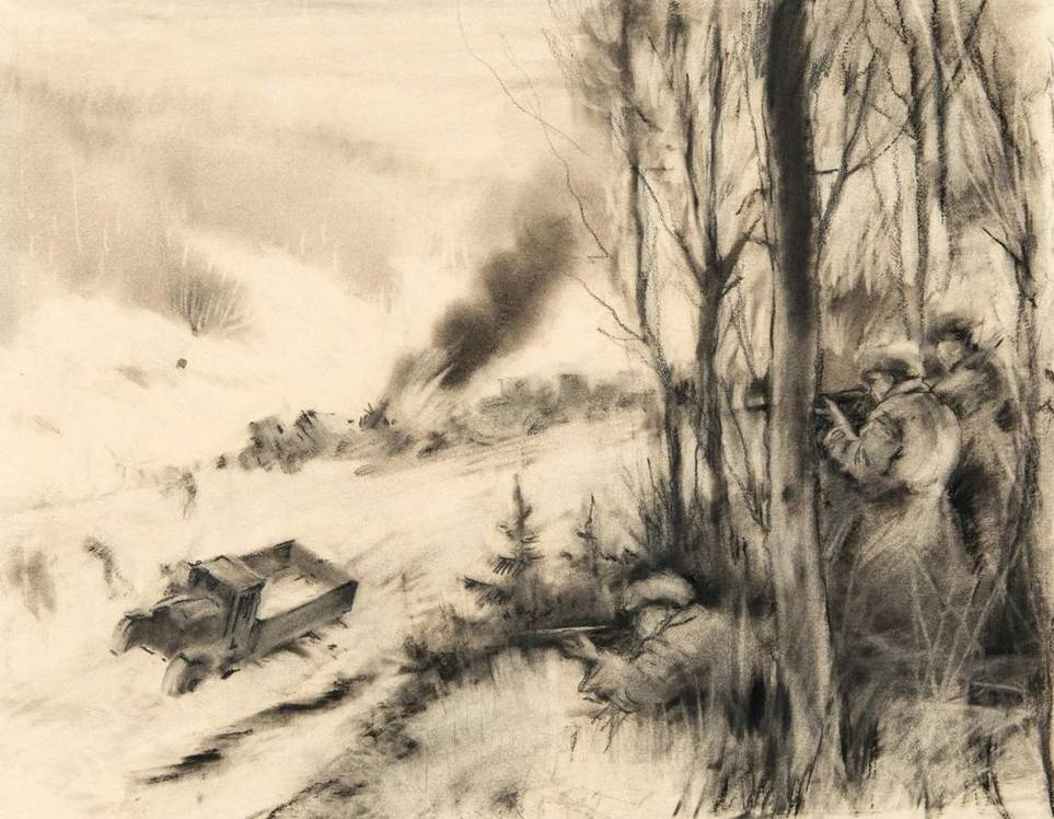 Евгений Белуха. Взрыв. 1942