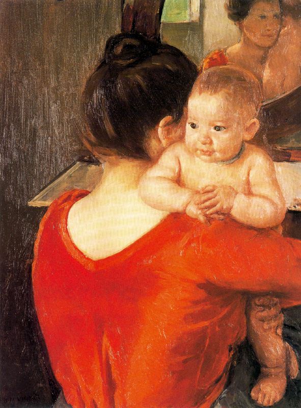 Кассат Мэри. Мать и дитя. 1900
