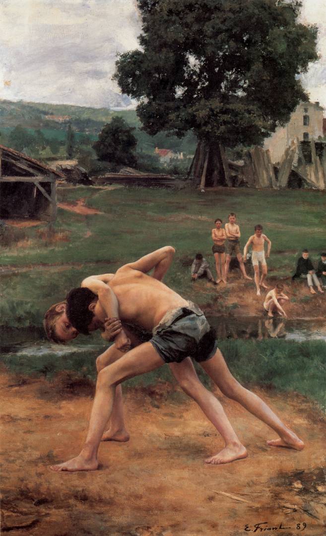 Эмиль Фриан. Борьба. 1889