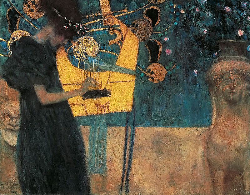Густав Климт. Аллегория музыки. 1895